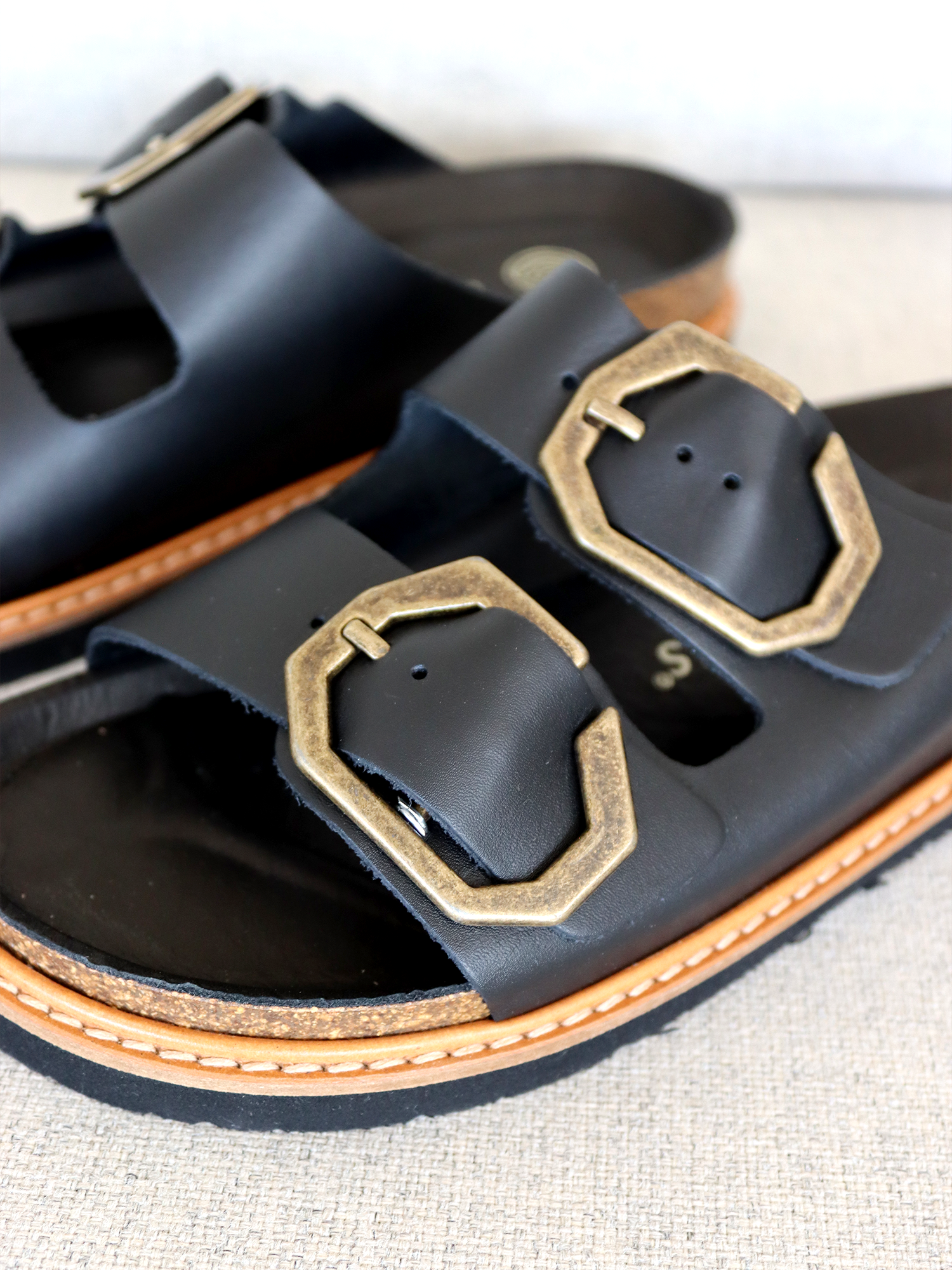 GALIA LEATHER DRESS BLACK