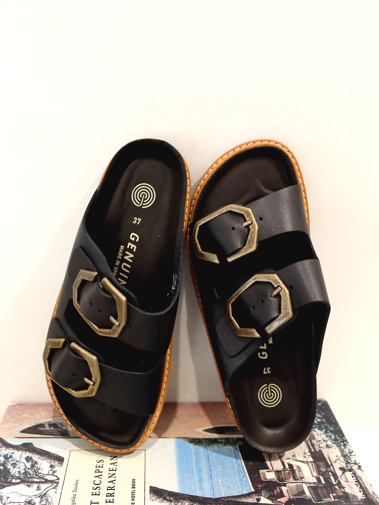 GALIA LEATHER DRESS BLACK