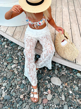 GALIA LEATHER DRESS WHITE