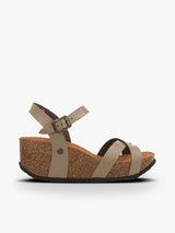 CANNES LEATHER DRESS TAUPE