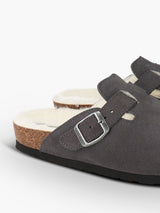 RIVA VELOUR WOOL DARK GREY MAN