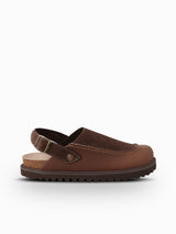 GALBANO OILED LEATHER BROWN