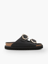 GALIA LEATHER EMBOSSED DARK