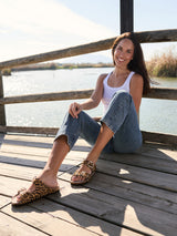 GELAN LEATHER LEOPARD